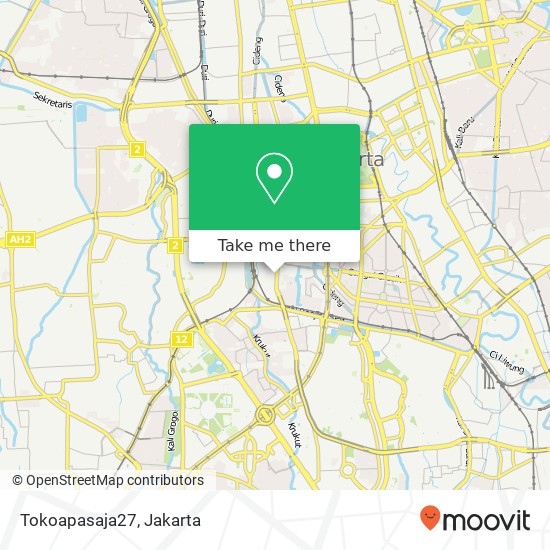 Tokoapasaja27, Jalan K. H. Mas Mansyur Tanah Abang map