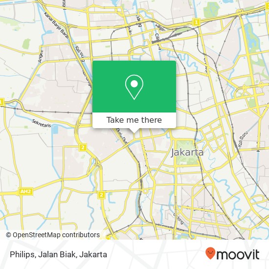 Philips, Jalan Biak map