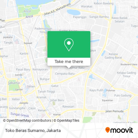 Toko Beras Sumarno map