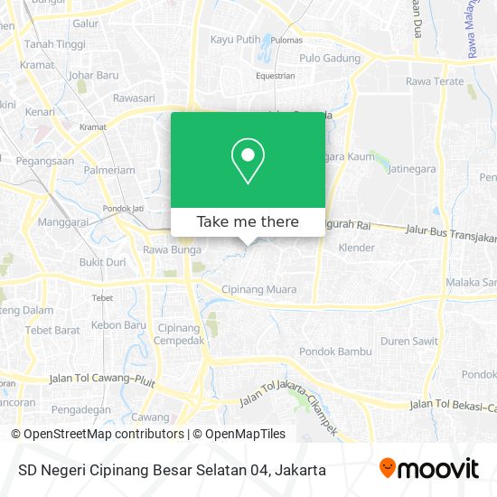 SD Negeri Cipinang Besar Selatan 04 map