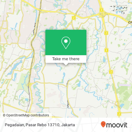 Pegadaian, Pasar Rebo 13710 map