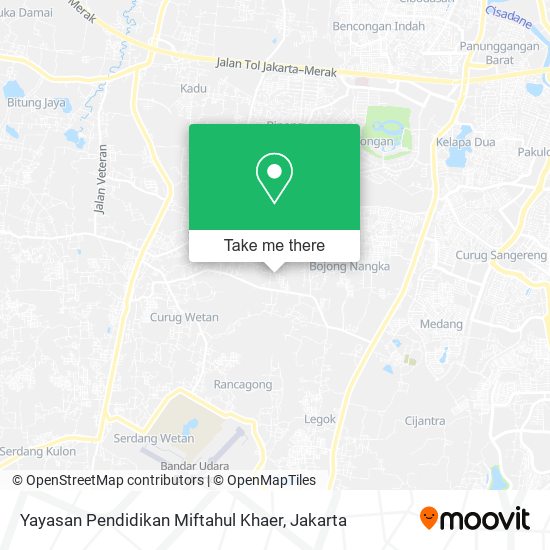 Yayasan Pendidikan Miftahul Khaer, Curug map