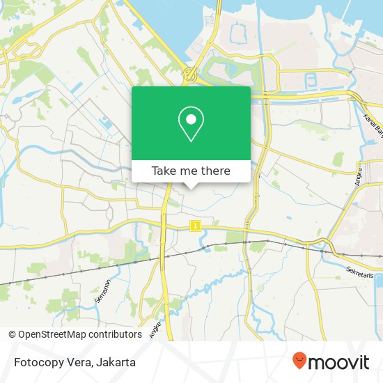 Fotocopy Vera, Jalan Fajar Baru Utara Cengkareng map