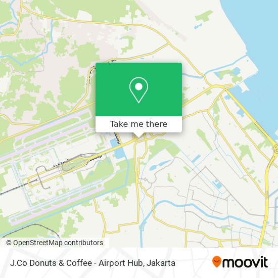 J.Co Donuts & Coffee - Airport Hub map