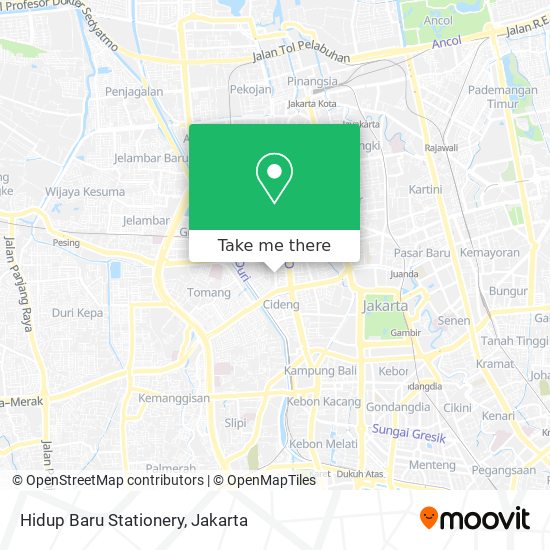 Hidup Baru Stationery map