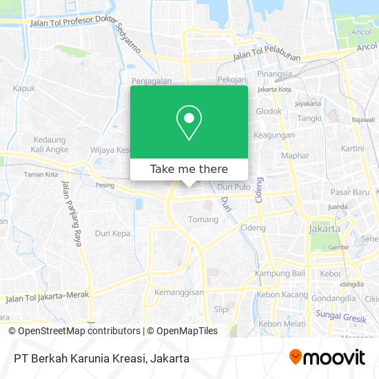 PT Berkah Karunia Kreasi map