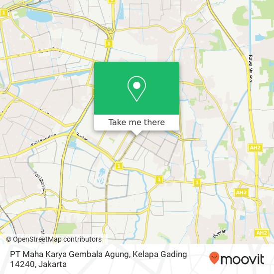 PT Maha Karya Gembala Agung, Kelapa Gading 14240 map