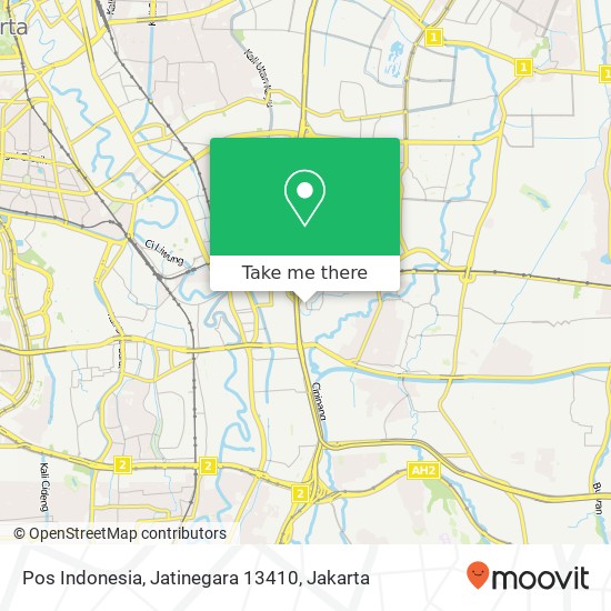 Pos Indonesia, Jatinegara 13410 map