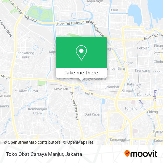 Toko Obat Cahaya Manjur map