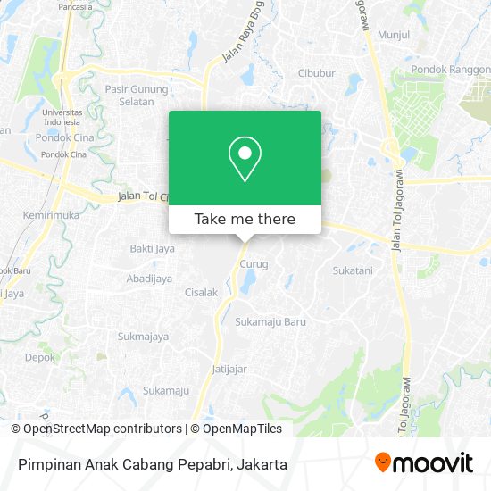 Pimpinan Anak Cabang Pepabri map