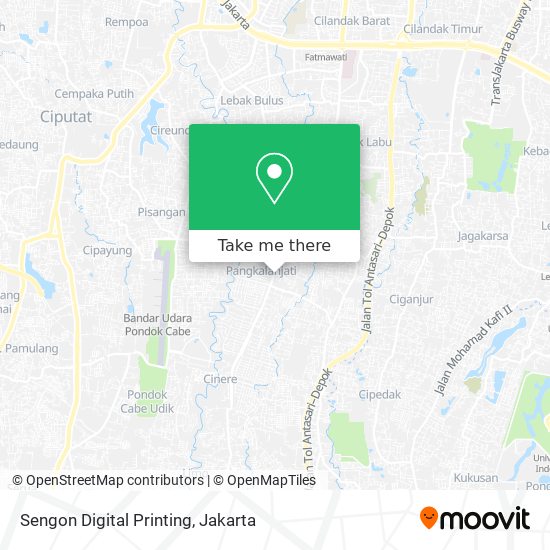 Sengon Digital Printing map