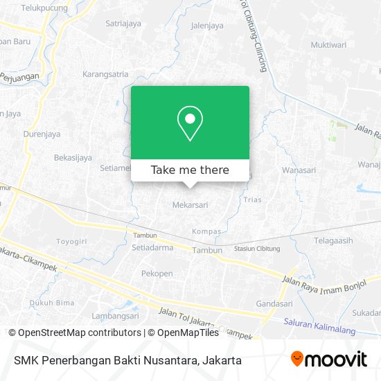 SMK Penerbangan Bakti Nusantara map