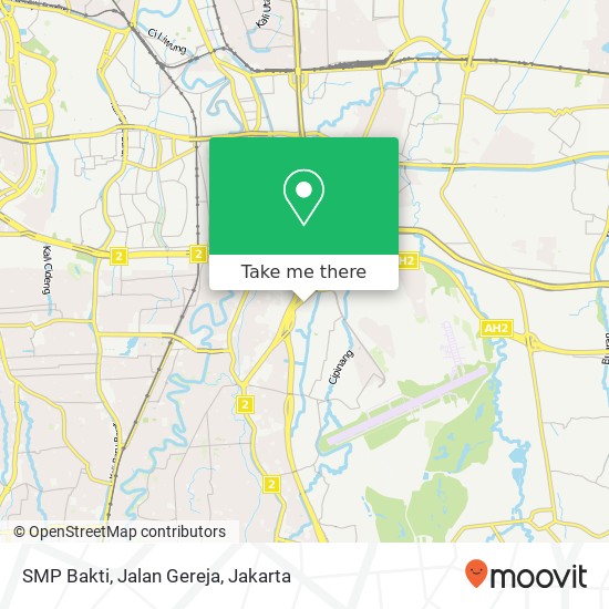 SMP Bakti, Jalan Gereja map