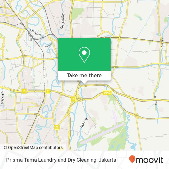 Prisma Tama Laundry and Dry Cleaning, Jalan Panca Warga 5 Jatinegara map