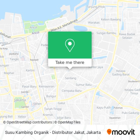 Susu Kambing Organik - Distributor Jakut map