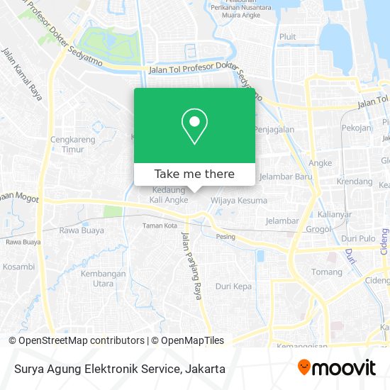 Surya Agung Elektronik Service map