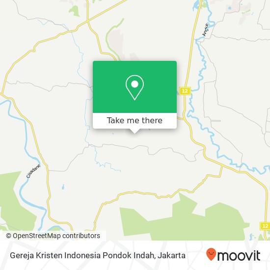 Gereja Kristen Indonesia Pondok Indah map