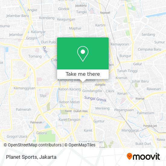 Planet Sports map