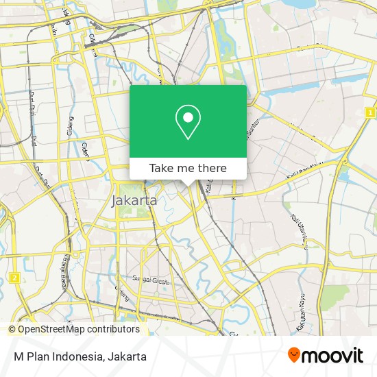 M Plan Indonesia map