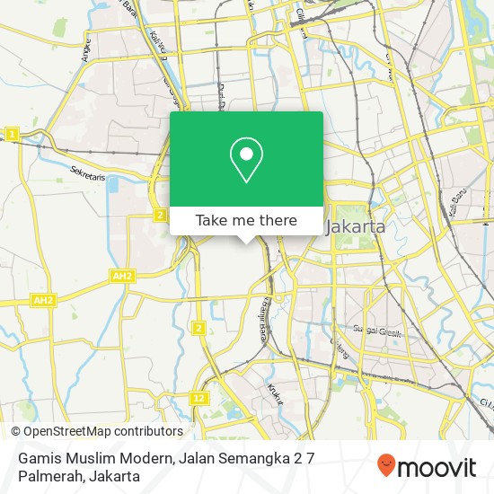 Gamis Muslim Modern, Jalan Semangka 2 7 Palmerah map