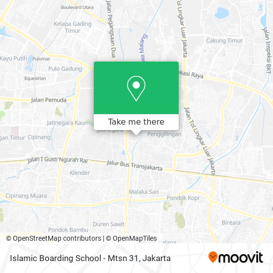 Islamic Boarding School - Mtsn 31 map