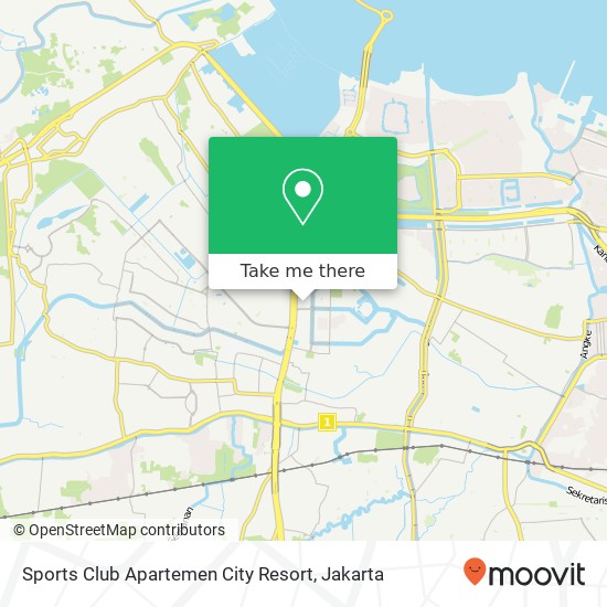 Sports Club Apartemen City Resort, Cengkareng 11730 map