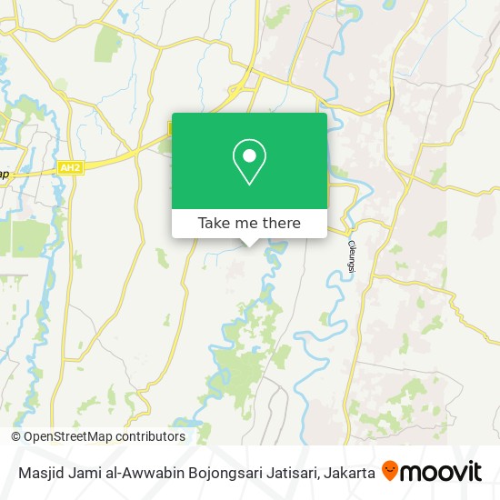 Masjid Jami al-Awwabin Bojongsari Jatisari map