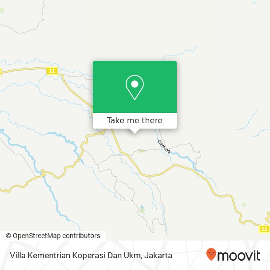 Villa Kementrian Koperasi Dan Ukm map