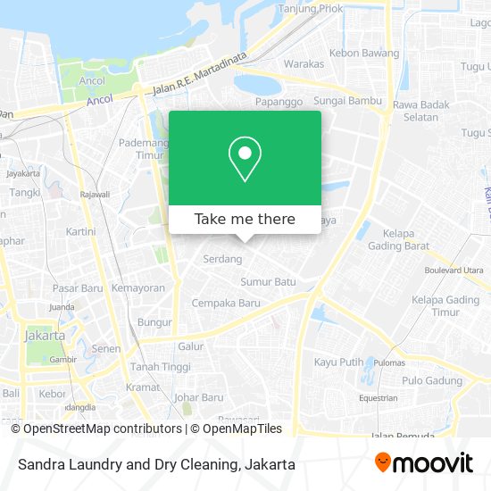 Sandra Laundry and Dry Cleaning map