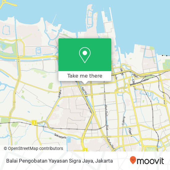 Balai Pengobatan Yayasan Sigra Jaya map