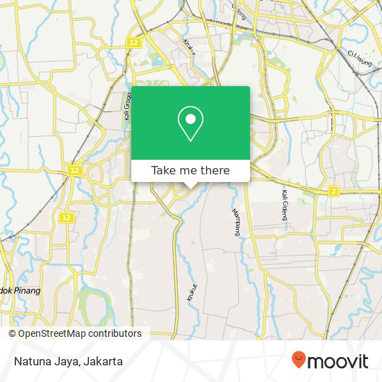 Natuna Jaya map