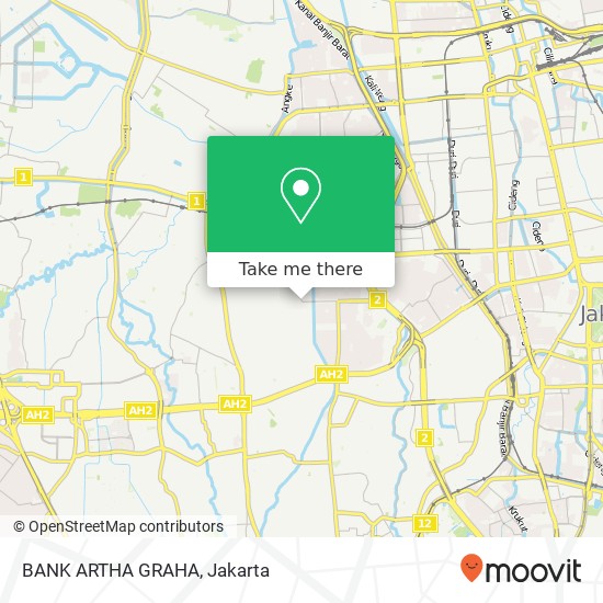 BANK ARTHA GRAHA map