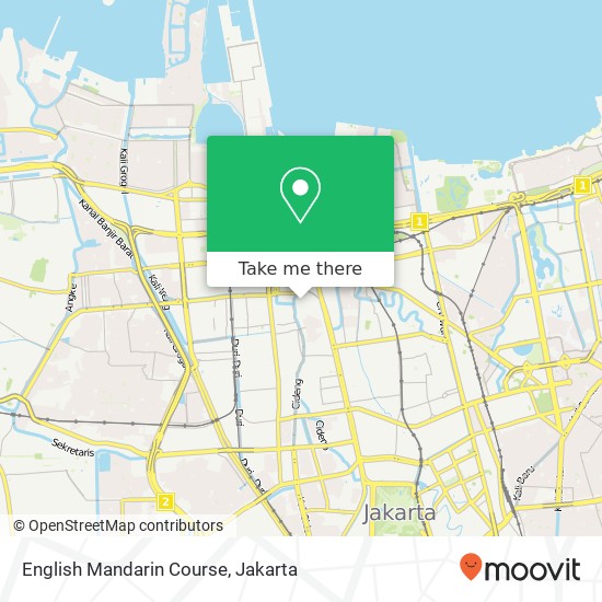 English Mandarin Course, Jalan Kemenangan 3 Tamansari map