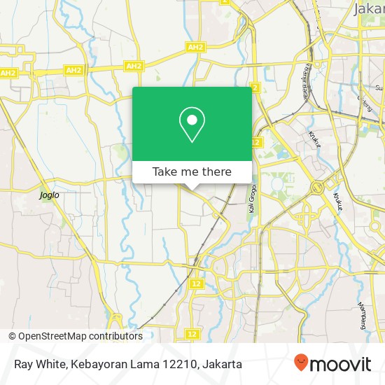 Ray White, Kebayoran Lama 12210 map