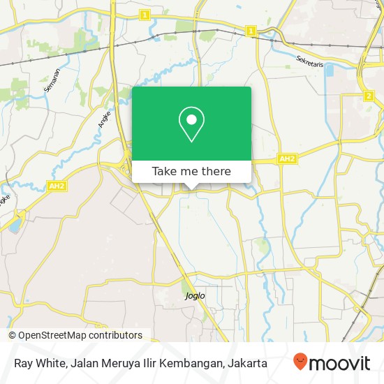 Ray White, Jalan Meruya Ilir Kembangan map