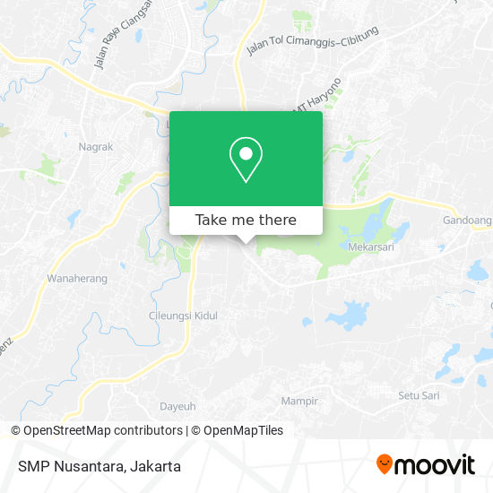SMP Nusantara map