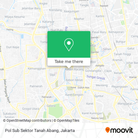 Pol Sub Sektor Tanah Abang map