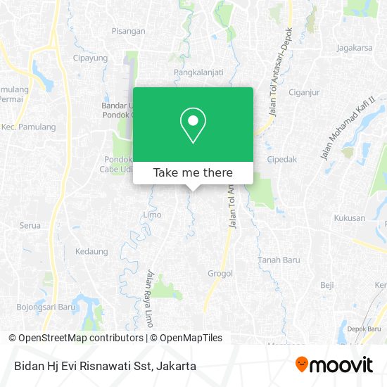 Bidan Hj Evi Risnawati Sst map