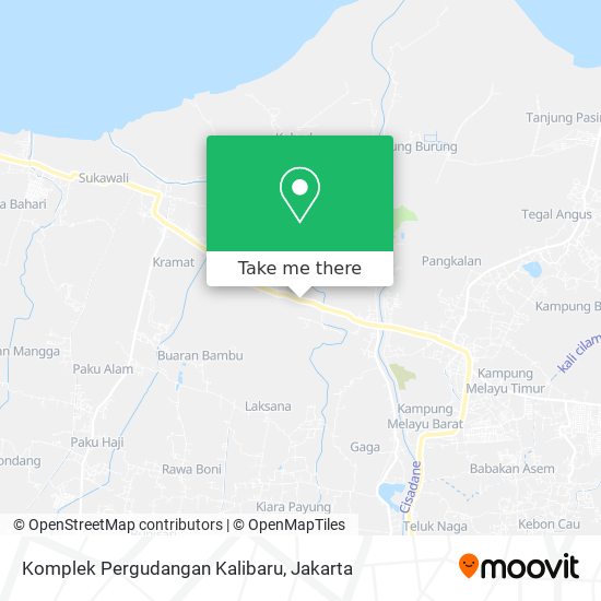 Komplek Pergudangan Kalibaru map