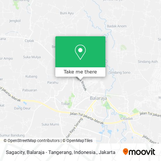 Sagacity, Balaraja - Tangerang, Indonesia. map