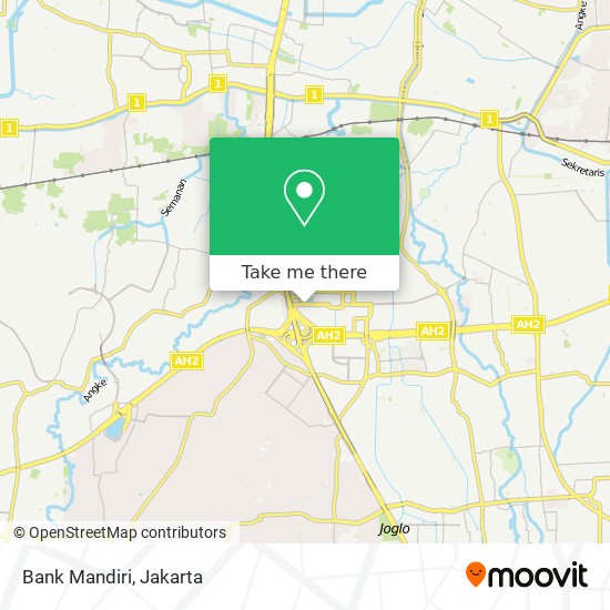 Bank Mandiri map