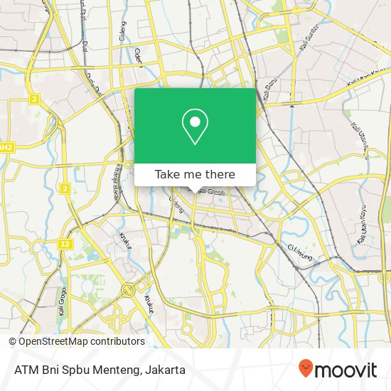 ATM Bni Spbu Menteng map