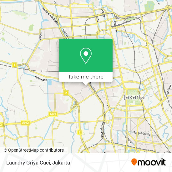 Laundry Griya Cuci map