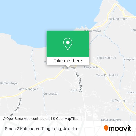 Sman 2 Kabupaten Tangerang map