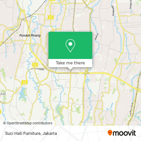 Suci Hati Furniture map