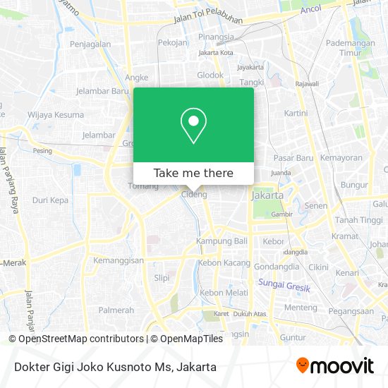 Dokter Gigi Joko Kusnoto Ms map