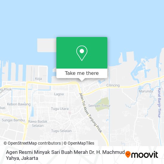 Agen Resmi Minyak Sari Buah Merah Dr. H. Machmud Yahya map