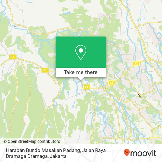 Harapan Bundo Masakan Padang, Jalan Raya Dramaga Dramaga map