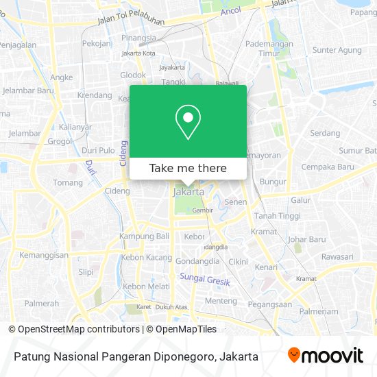 Patung Nasional Pangeran Diponegoro map