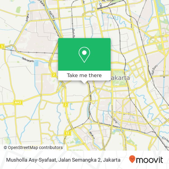 Musholla Asy-Syafaat, Jalan Semangka 2 map